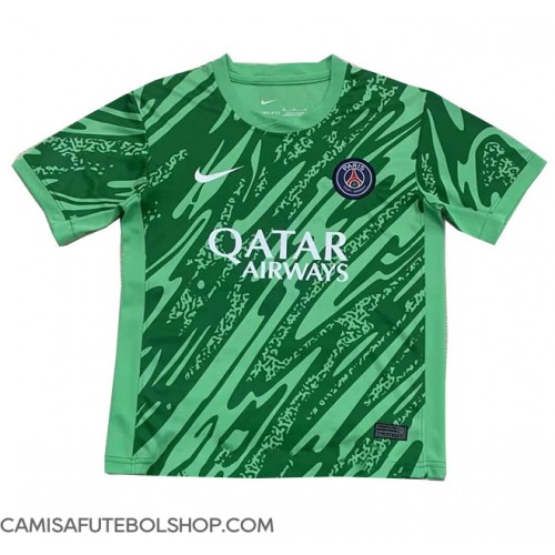 Camisa de time de futebol Paris Saint-Germain Goleiro Replicas 1º Equipamento 2024-25 Manga Curta